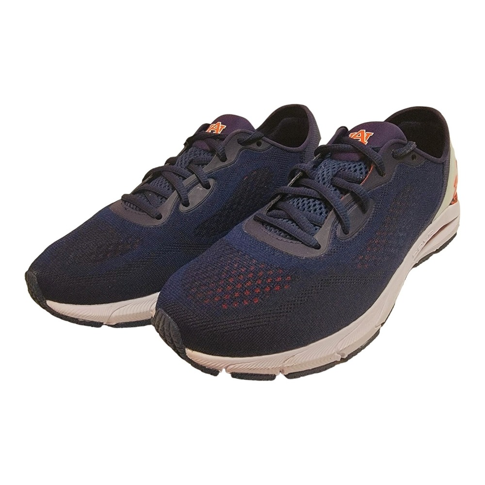 Under Armour Auburn Tigers HOVR Sonic 4 Running Shoes Womens 9 Navy 3026430-403